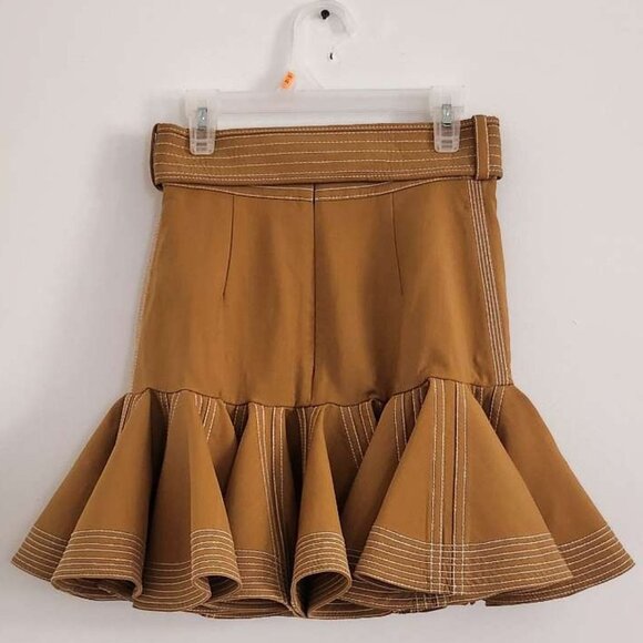 RARE! Zimmermann Ninety Six Zippy Safari Flip Skirt Size 0 XS b131 - Picture 6 of 16